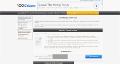 Desktop Screenshot of cv.100cv.com